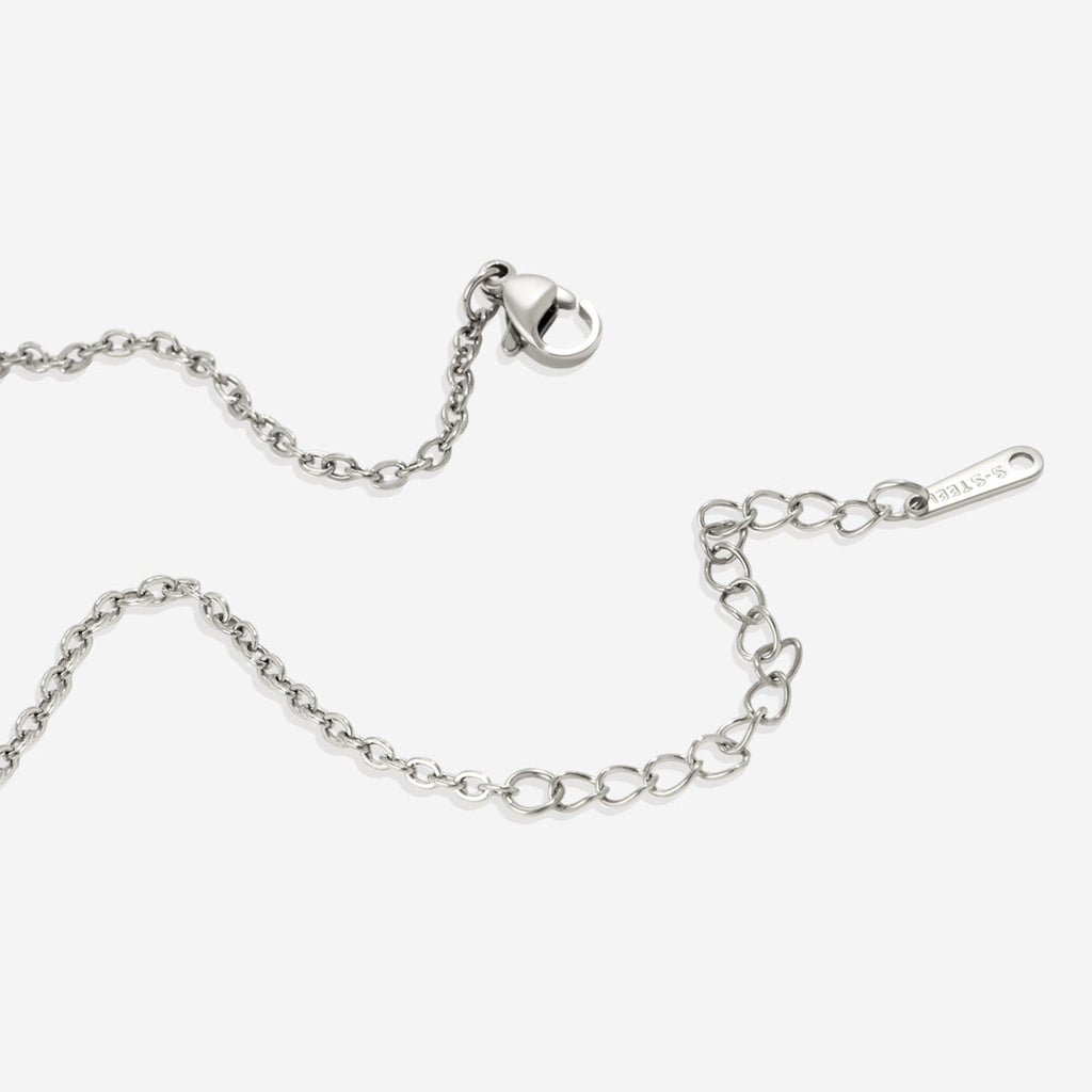 Monogram Portrait Pendant Necklace